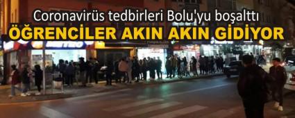 Coronavirs tedbirleri Bolu\'yu boaltt