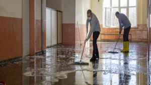 BAB\'de Koronavirse Kar Dezenfeksiyon Yaplyor