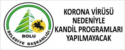 Korona virs nedeniyle kandil programlar yaplmayacak