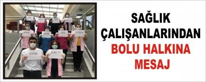 SALIK ALIANLARINDAN BOLU HALKINA MESAJ