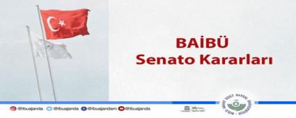 BAB Senato Kararlarn aklad