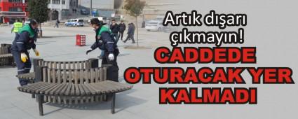 CADDEDE OTURACAK YER KALMADI