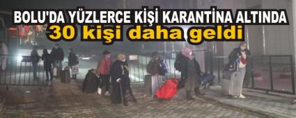 BOLU\'DA YZLERCE K KARANTNA ALTINDA