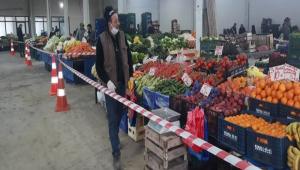 Pazar yerinde tm nlemler alnd