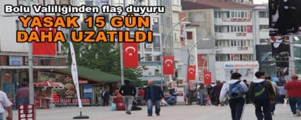 Bolu Valilii\'nden fla duyuru