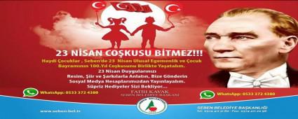 Seben Belediyesi\'nden 23 Nisan\'a zel etkinlik