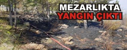 MEZARLIKTA YANGIN IKTI