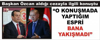 Bakan zcan ald cezayla ilgili konutu