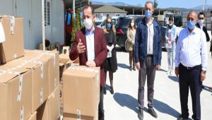 Bolu Belediyesi\'nden alan iilerine Ramazan kolisi