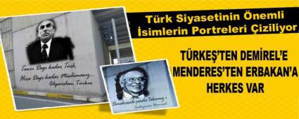 Trk Siyasetinin nemli simlerin Portreleri iziliyor