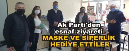 Ak Parti\'den esnaf ziyareti