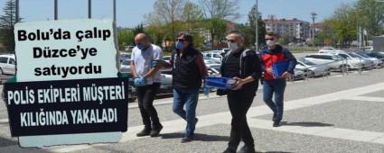 Bolu\'da alp Dzce\'ye satyordu