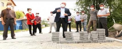 Mengen\'de 186 bin metrekarelik yol yapld