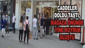 Caddeler doldu tat, maaza nnde yine kuyruk olutu