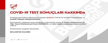BOLUSPOR 3\'NC KEZ TEST YAPTIRDI