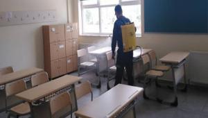 LGS ncesinde okullar titizlikle temizlendi