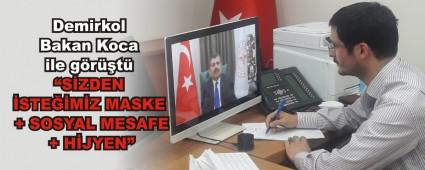 Demirkol Bakan Koca ile grt