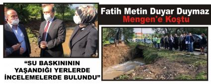 Fatih Metin Duyar Duymaz Mengen\'e Kotu