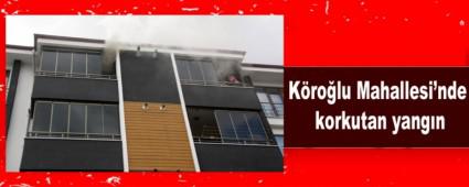 Krolu Mahallesi\'nde korkutan yangn