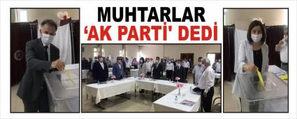 MUHTARLAR AK PART\' DED