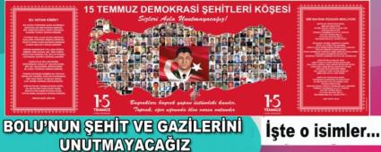 BOLU\'NUN EHT VE GAZLERN UNUTMAYACAIZ