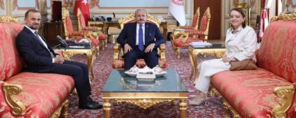 AK PART BOLU MLLETVEKLLER\'NDEN TBMM BAKANI\'NA ZYARET