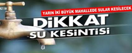 Bolu Belediyesinden Su Kesintisi Duyurusu