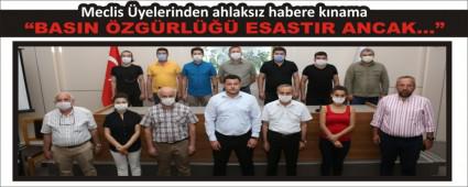 Meclis yelerinden ahlaksz habere knama