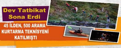 Dev Tatbikat Sona Erdi