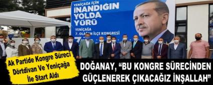  AK PARTDE KONGRE SREC DRTDVAN VE YENAA LE START ALDI