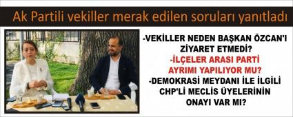 Ak Partili vekiller merak edilen sorular yantlad