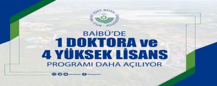 BAB\'DE YEN DOKTORA VE YKSEK LSANS PROGRAMLARI AILIYOR