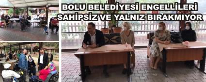 BOLU BELEDYES ENGELLLER SAHPSZ VE YALNIZ BIRAKMIYOR