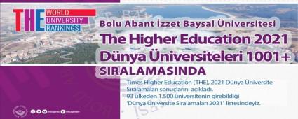 BAB, THE 2021\' Dnyann En yi niversiteleri Arasnda