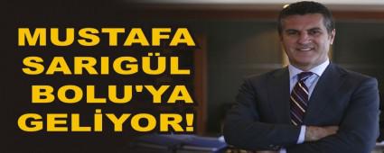 MUSTAFA SARIGL BOLU\'YA GELYOR!