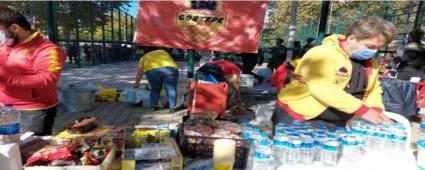 K TARAFTAR GRUBU YARDIMLARI BRLKTE DAITTILAR