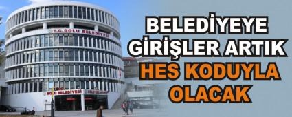BELEDYEYE GRLER ARTIK HES KODUYLA OLACAK
