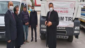 Tek tip gda kolileri yola kt