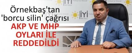 AKP VE MHP OYLARI LE REDDEDLD