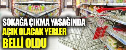 KISITLAMA GNLERNDE HANG  YERLER KAA KADAR AIK?