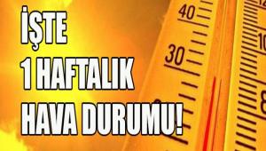 BOLU\'NUN HAFTALIK HAVA DURUMU