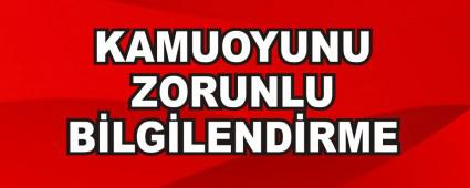 KAMUOYUNU ZORUNLU BLGLENDRME