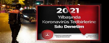 YILBAINDA KORONAVRS TEDBRLERNE SIKI DENETM