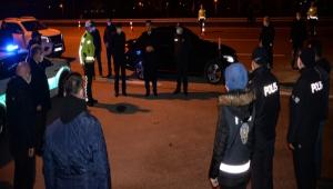 Vali mit Trafik Tedbirlerini Denetledi