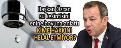 Bakan zcan su kesintisini enine boyuna anlatt