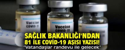SALIK BAKANLII\'NDAN 81 LE AI YAZISI