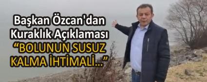 Bakan zcan\'dan Kuraklk Aklamas