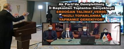 ERDOAN TALMAT VERD; HIZLI TOPARLANMA YAPMAMIZ GEREKYOR