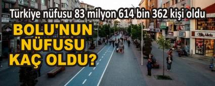 BOLU\'NUN NFUSU KA OLDU?