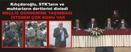 Kldarolu, STK\'larn ve muhtarlarn dertlerini dinledi